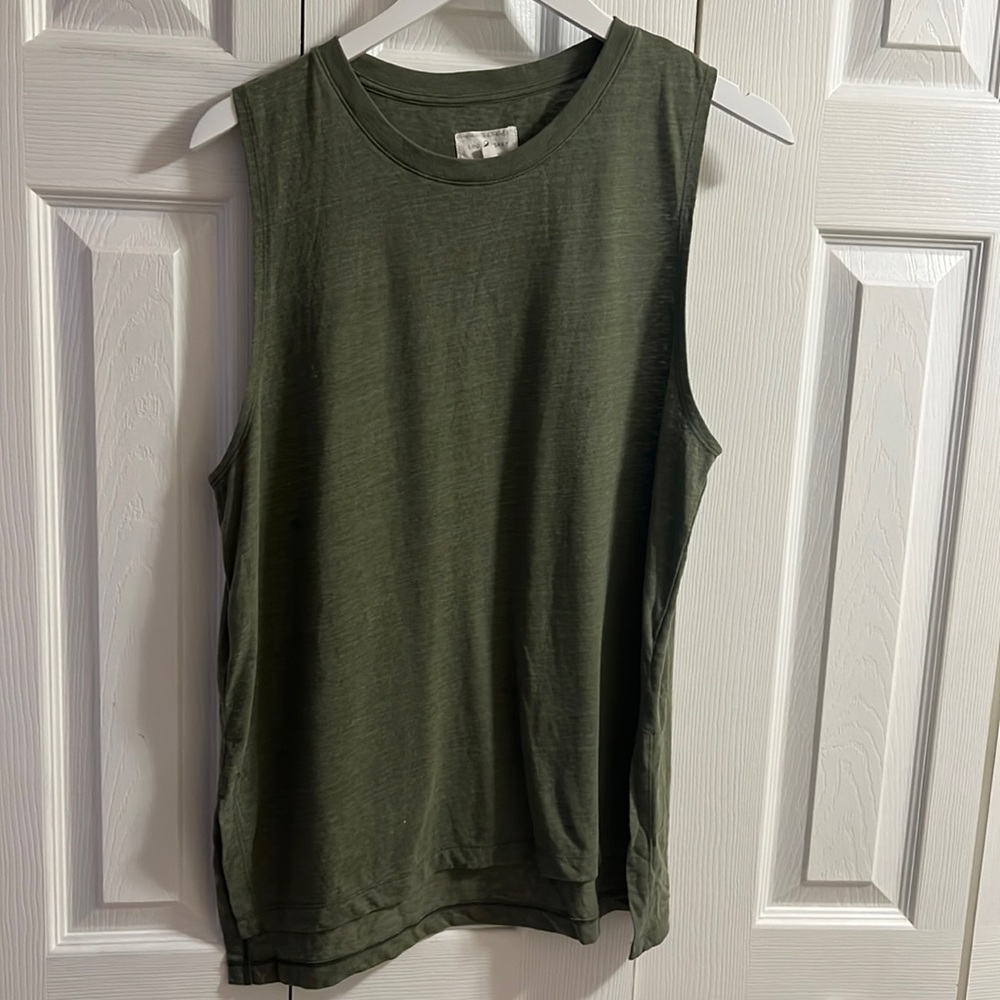 Olive Green Lou and Grey Tank